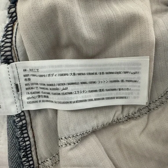 Abercrombie Curve Love Mom Shorts High Rise Distressed Raw Hem Size 25 - Picture 15 of 16